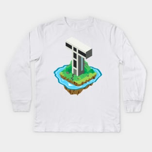 Titans Tower Kids Long Sleeve T-Shirt